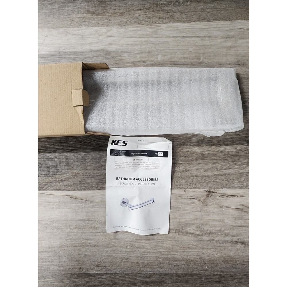 NEW IN BOX! KES Modern Towel Bar Holder with Double Rod 23 Inch Brushed Nickel - Picture 7 of 8